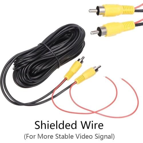 1pc Car Auto Video Cable 10M RCA Reverse Rear View Backup Camera Video Cable Cord Parking Extension Wire Accessories Parts