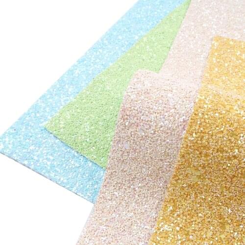 David accessories 20*33cm Glitter Stripe Faux Synthetic Leather Fabric,DIY Decorative Home Textile Garment Knotbow Bag,1Yc4174