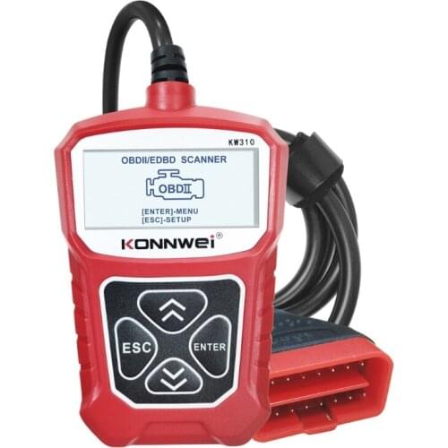 KW310 OBD2 Car Diagnostic Scanner Automotive Scanner For Car Code Reader Scanner Tools Car Diagnostic Tool F19A