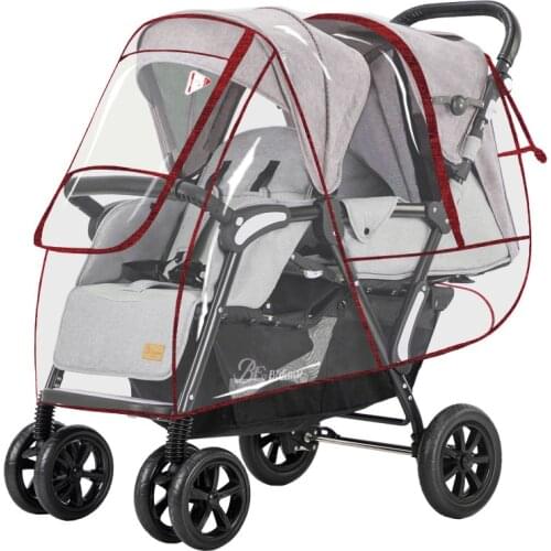 Baby Stroller Rain Cover Universal Baby Travel Weather Shield Windproof Waterproof Protect from Dust Snow Stroller Accessories