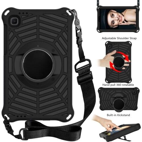 Case with Strap for Samsung Galaxy Tab A7 Lite 8.7'' 2021 SM-T220 SM-T225 Tablet EVA Shockproof Kids Protective Cover