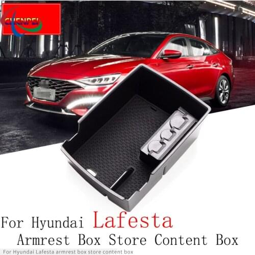 For Hyundai Lafesta Storage Box Modification Car Central Armrest Box Storage Compartment Compartment Accessories