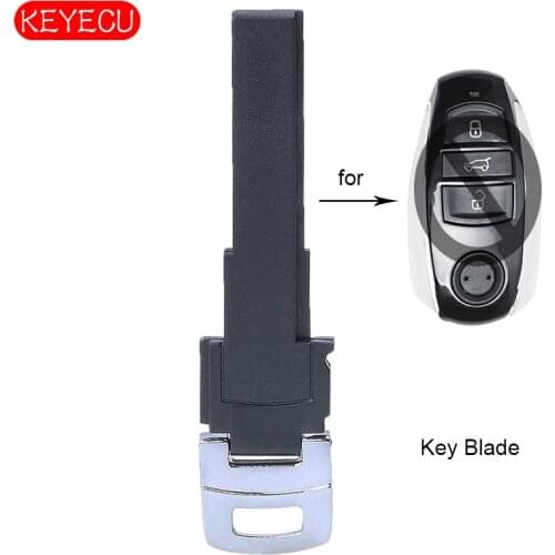 KEYECU 10PCS Smart Key Blade for VW Volkswagen Touareg