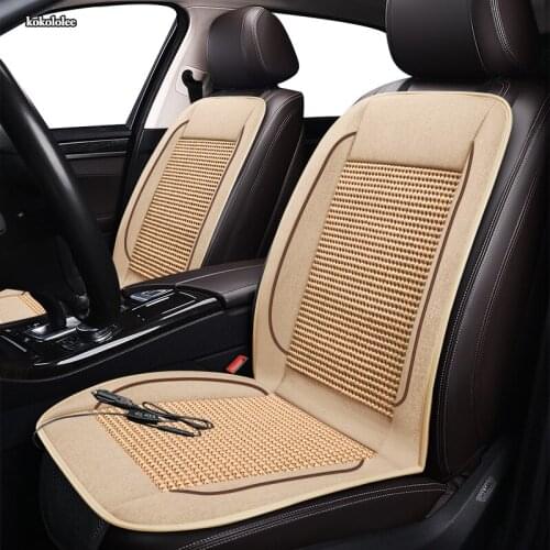 KOKOLOLEE 12V Seat ventilation 1pc car seat cover for SEAT Ateca LEON Toledo arona exeo IBL summer Pad Cushion