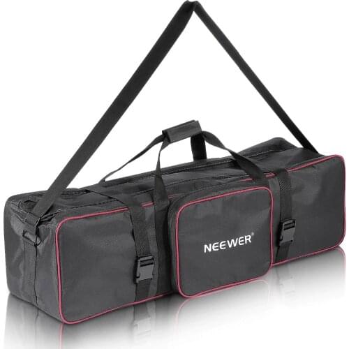 Neewer 39"x10"x10"/100x25x25cm Photo Video Studio Kit Carrying Bag Extra Side Pocket for Light Stands/Boom Stands/Umbrellas