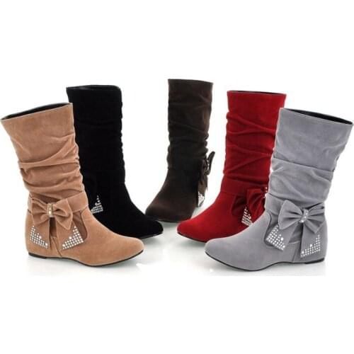 Bowknot is increased in the diamond fold canister boots grinding small yards, 30, 50 yards 608-1