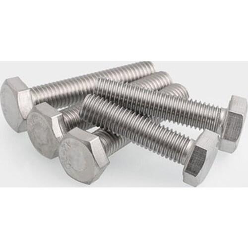 M6 Hexagon Screw Left thread Bolts Hex Anti-wire Bolt Reverse teeth Screws 12-50mm Length