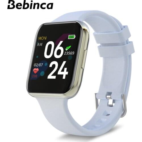 Bebinca W93T 1.4” Smart Watch Women Smartwatch Clock Men Fitness Sports Tracker Body Temperature Blood Pressure for Xiaomi