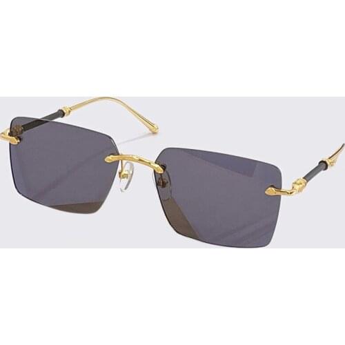 Retro Rimless Sunglasses Women Vintage Outdoor Driving Sun Glasses Brand Desgin Eyeglasses Eyewear Oculos De Sol