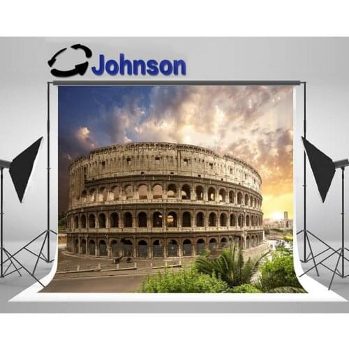 Ancient rome coliseum rome italy city photography backgrounds High quality Computer print scenic backdrop