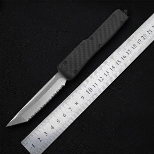 Tactical Knives VG10 Steel Blade Carbon Fiber Handle Outdoor Camping Hunting Knife Survival Tools EDC Knife