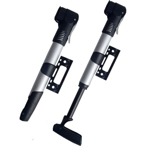 Bicycle Pump Mini Portable MTB Road Bike Pump Cycling Inflator American And British Valves High Pressure Cycling Hand Air Pump
