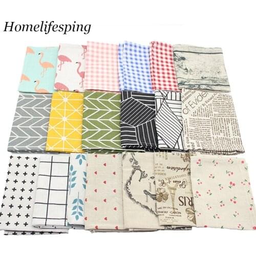 1 Pcs Plaid tablecloth Cotton Placemat Japanese Fashion Style Fabric Table Mats Napkins Simple Design Tableware Kitchen Tool