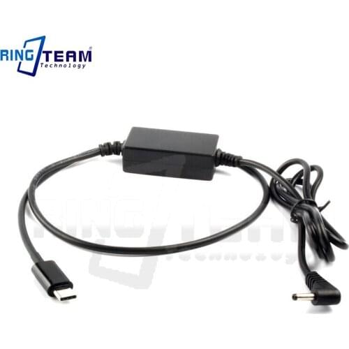 5PCS PD Type C to DC 3.0*1.1mm Male Cable for DC Coupler DR-E5 DR-E8 DR-E10 DR-E12 DR-E15 DR-E17