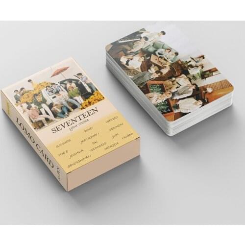 55pcs/set Kpop SEVENTEEN Lomo Cards New album YOUR CHOICE high quality HD Photocard for fans collection K-pop Cards Postcard