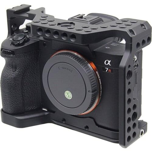 Aluminum Camera Cage for Sony A7R4 Camera Protective Cover Professional Frame Video Stabilizer Mount Accessories