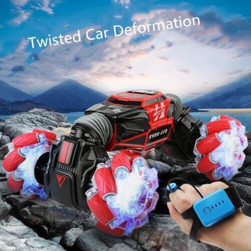 1:16 Drift Gesture RC Car Induction Twist Car Double-sided 2.4GHz One Key Transform Stunt Remote Control Car Toys Boy gift