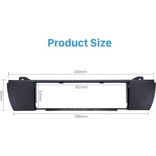 Seicane Car Radio Single Din Installation Fascia Trim Kit for 2003-2009 BMW Z4(E85,E86) Dash DVD Player Installation Panel