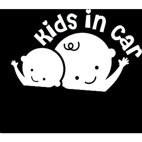 Fuzhen Boutique Decals Exterior Accessories Funny Cartoon Stickers Baby In Car Car-Sticker Baby on Board High Quality PVC Decal