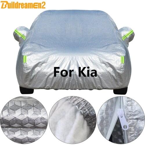 Buildremen2 Cotton Car Cover Waterproof Sun Rain Snow Protection Cover For Kia K2 K3 K4 Sportage Picanto Rio Cee'd Sorento Soul