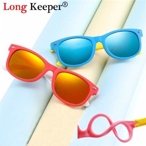 Children Sunglasses Boys Girls Kids Polarized Sun Glasses Mirror Reflection TR90 Safety Baby UV Protection Coating Glasses