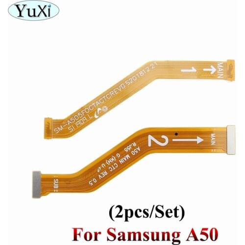 YuXi LCD Display Flex Cable Ribbon For Samsung Galaxy A50 A505F SM-A505 Motherboard Mainboard Connector Plug Flex Cable