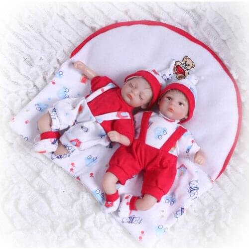 Hot Selling 20cm Silicone Soft Body Girl Boy Reborn Baby Mini Doll Toy Like Alive Princess Birthday Gift Fashion Present For Kid