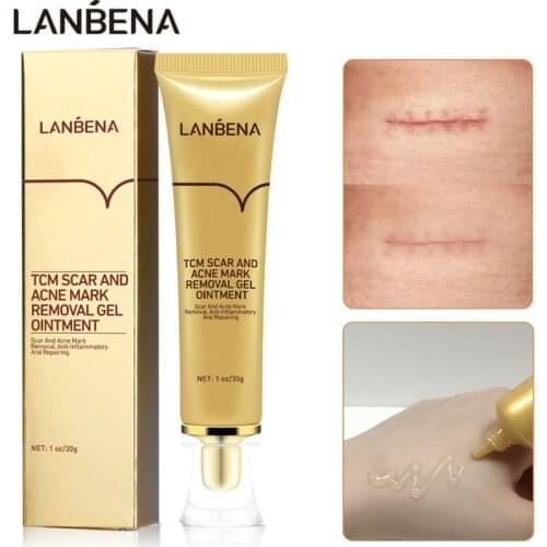 LANBENA Scar Removal Cream Acne Scar Treatment Serum Repairing Stretch Marks Burns Operation Mark Scar Cream Body Skin Care TCM