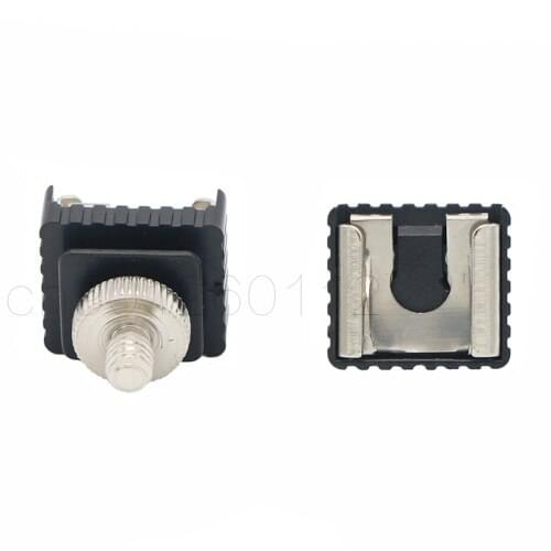 2 in 1 Flash Hotshoe Hot Shoe Mount With 1/4-1/4 1/4" Screw Thread SC-6 for Yongnuo Flash Speedlite Flashgun Flash light LED