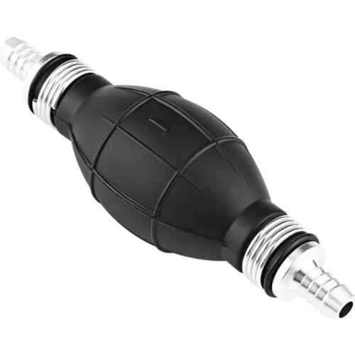AZGIANT New 6/8/10/12mm Rubber & Aluminum Fuel Pump Line Hand Primer Bulb Gas Petrol For Auto Car Boat Marine Outboard