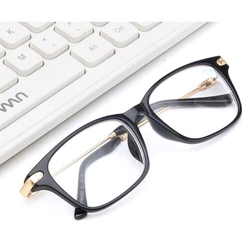 Myopia Glasses 100-400 Degree Lenses Frame Anti Blue-Ray Non-Processing Finished Product Men Women