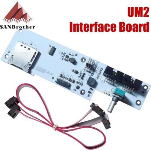 Ultimaker 2 Interface Board Integrated SD Card Slot + Encoding Navigation Keys Genuine Spot 3D Printer Parts free shipping