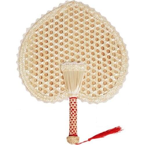 Hand-Woven Woven Straw Hand Fan Old Natural Environmentally Friendly Summer Cooling Mosquito Repellent Hand Fans