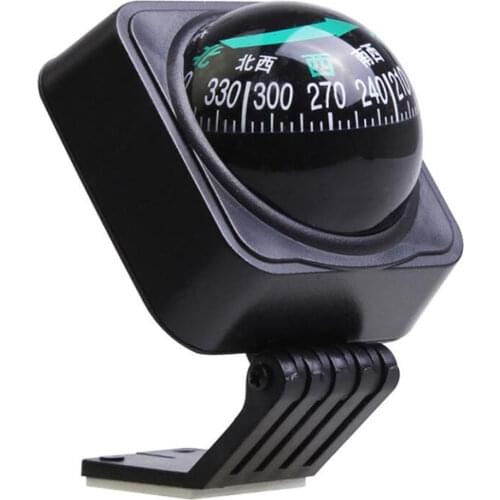 Car Truck Boat Self-adhesive Compass Ball Dashboard Navigation Guide Placement Decoration Ornament