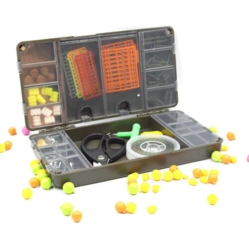Fishing Rig Board Box Terminal Tackle System Carp Multipurpose Bait Swivels Hooks Storage System Multi-Function Fishing Box