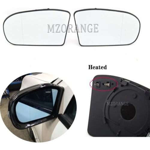 Side Rearview Mirror Glass Len Replacement for Mercedes Benz W203 W211 2038100121 2038101021 side wing heated car mirrors