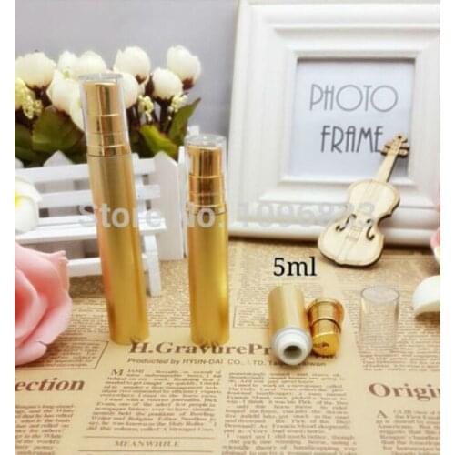 10ML Golden Airless Bottle, Cosmetic Airless Bottle 10G, Essence Lotion Serum Packaging Bottle, 10g Vacuum Bottle, 100pcs/Lot