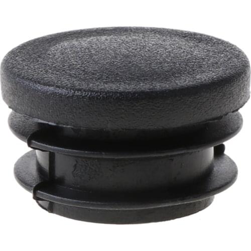 10Pcs Black Plastic Furniture Leg Plug Blanking End Cap Bung For Round Pipe Tube