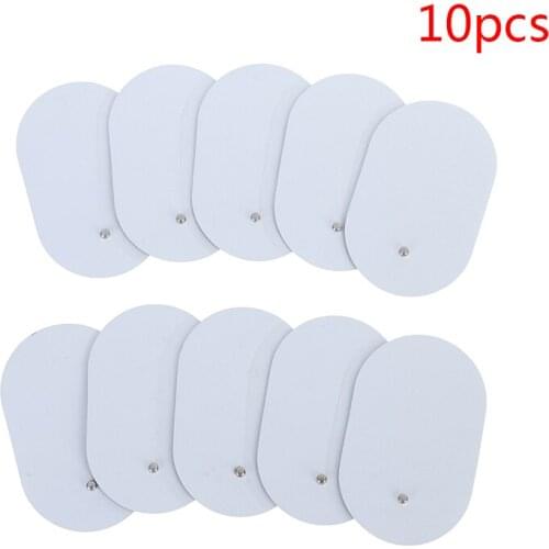 10PCS Silicone Gel Electrode Replacement Pads For Massagers Electrode Pacthes