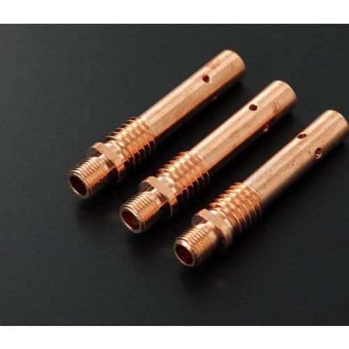 10pcs External Teeth of Copper Connecting Rod for 350 Second Welding Torch Fittings of Gas-shielded Welding Machine