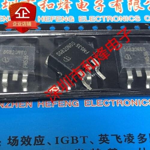 100% New&original SGB20N60 TO-263 600V 20AA