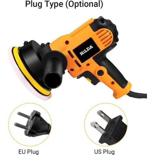 110V 700W Car Polisher Adjustable Speed Car Waxing Polishing Sealing Glaze Machine Electric Polisher for Metal and Furniture