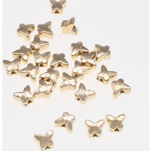 300Pcs Acrylic Butterfly Shape CCB Loose Spacer Beads For Jewelry Making DIY Necklace Bracelet