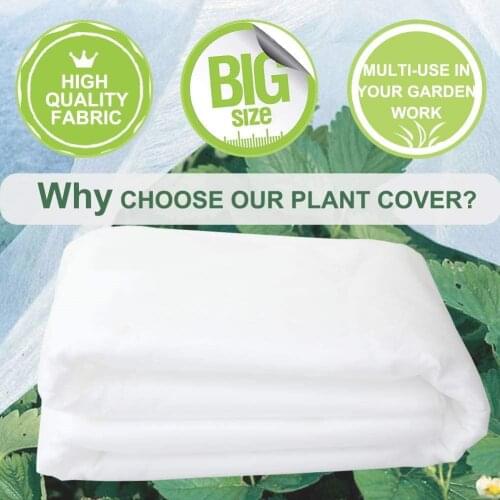3x15M Plant Cover Non-woven Fabric Antifreeze Seedling Garden Protector For Winter Freeze-proof Cold-proof And Heat Preservation