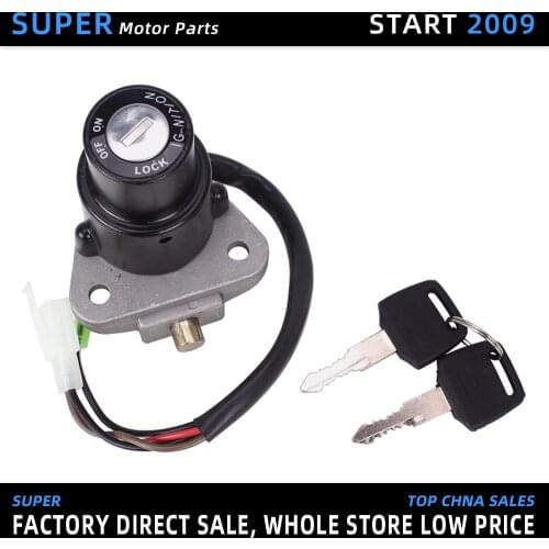 Motorcycle Accessories Ignition start switch lock add keys set FOR Yamaha FZR250 87-88 FZR400 88-90 TZR250 TZM150 TZR125 TDR125