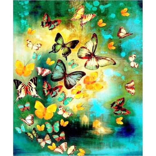 Butterflies diamond painting landscpae rhinestone embroidery image mosaic sticker decor diamond dotz tapestry posters wall paper