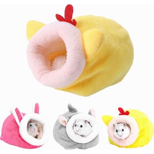 Hamster House Winter Warm Small Pet Nest Cotton Mini Small Animals Sleeping Nest Hamster Accessories