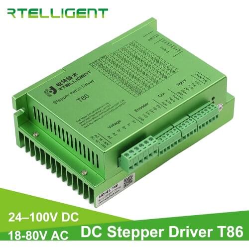 Rtelligent Nema 34 T86 Closed Loop Stepper Motor Driver Stepper Driver for Stepper Motor Router 3D Printer Cutting Machine