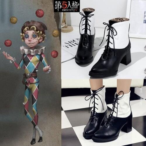 Game Identity V Mike Morton /Acrobat Cosplay Shoes PU Boots Halloween Cosplay Accessories