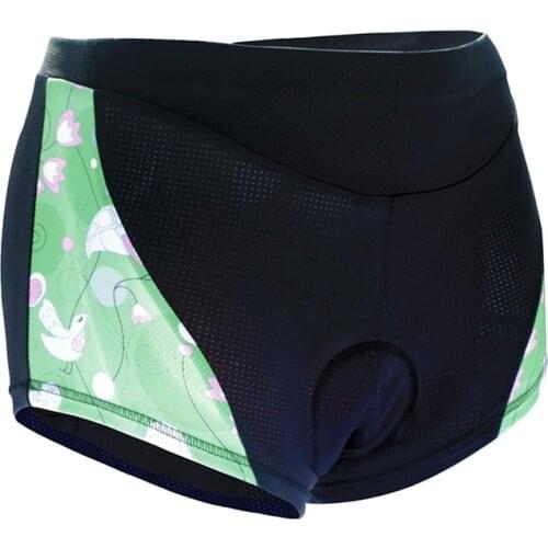 ILPALADINO Women Bike Underwear Coolmax 3D Padded Cycling Bicycle Bike Shorts Anti-Sweat Breathable Cycle Short Underwear